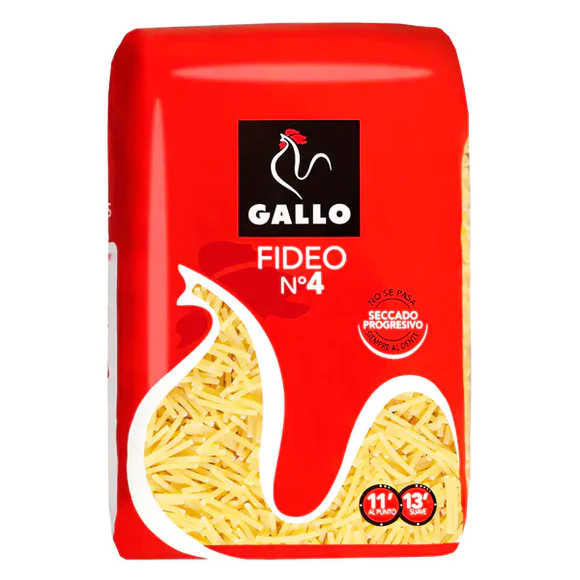 Pasta Fideo N°4 450g GALLO