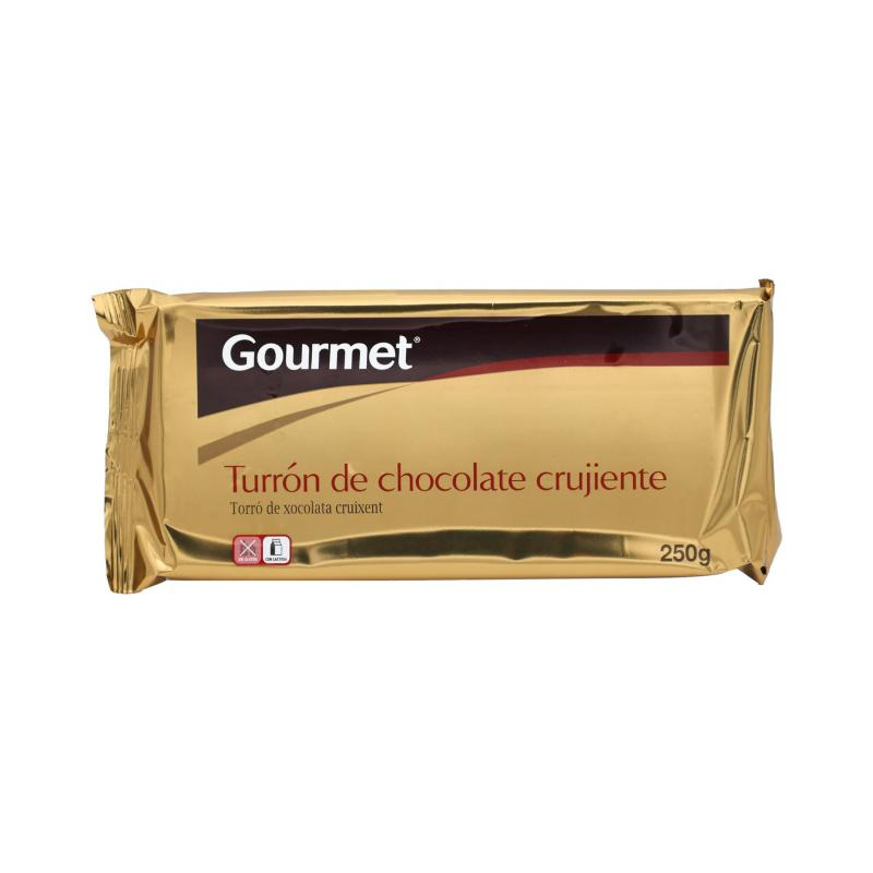 Turron chocolate crujiente 250g GOURMET
