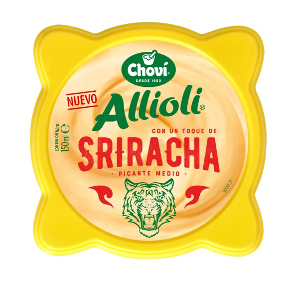 Allioli Sriracha Mortero 180ml CHOVI