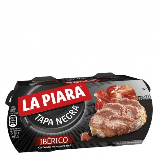 Pate foie iberico 2x83g LA PIARA