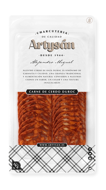Chorizo extra doux tranché 300g ARTYSAN