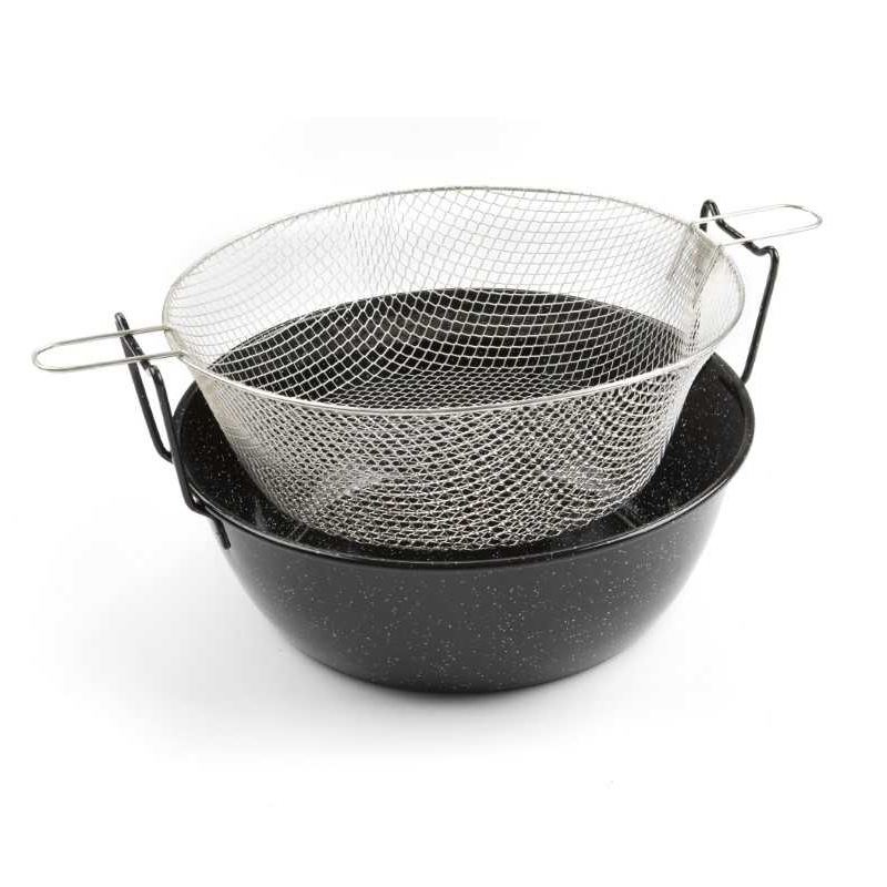 Friteuse émaillée 30cm