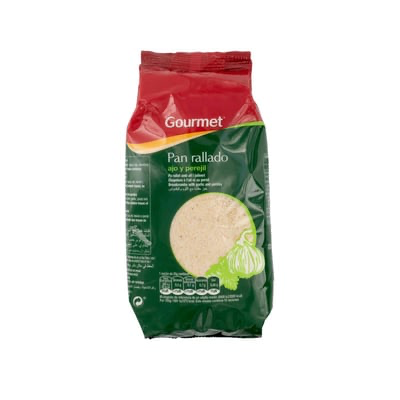 Pan rallado ajo y perejil 250g GOURMET