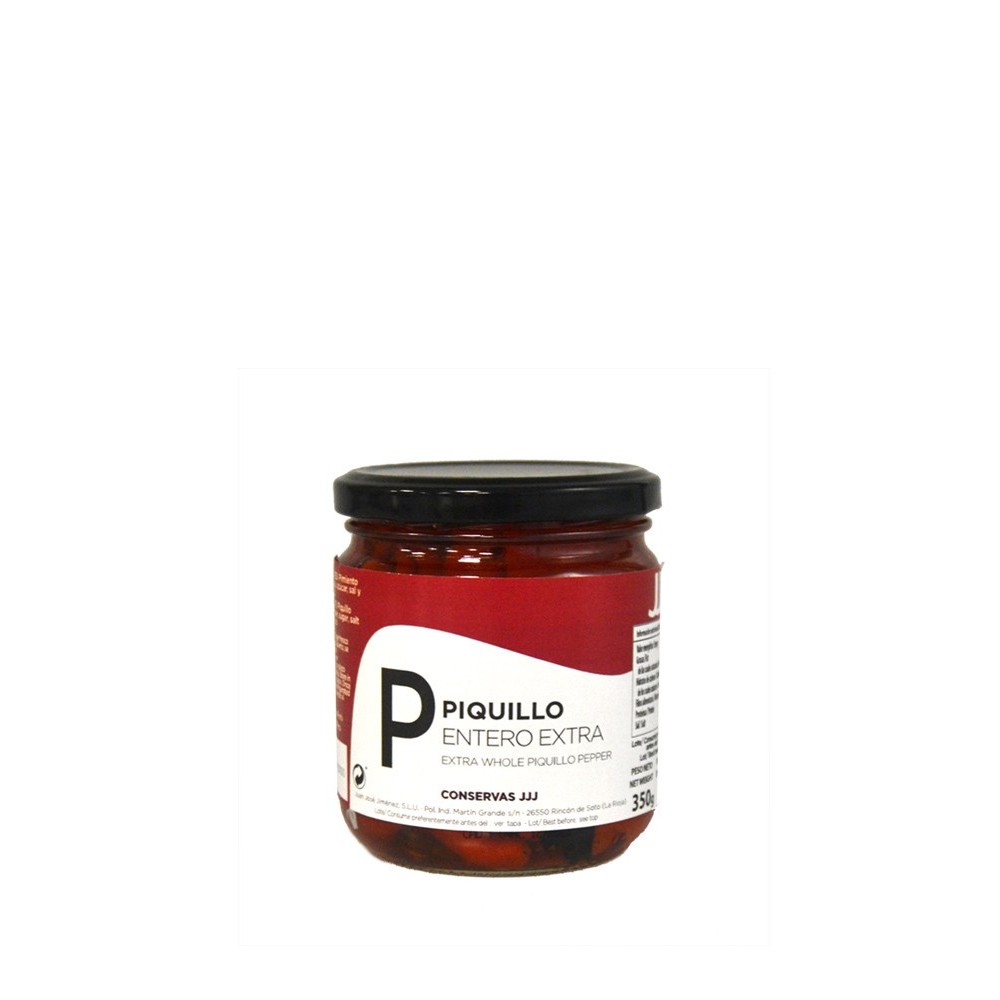 Poivrons Piquillo entiers 370ml JJJ