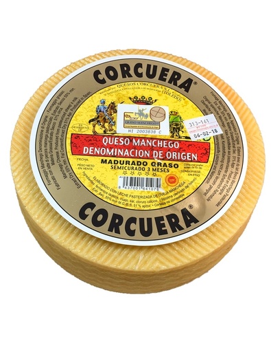[Q1001C] Fromage manchego D.O. jeune 3m CORCUERA 