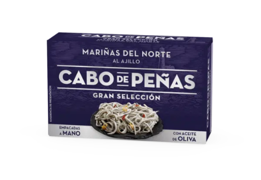 [CP323A] Angulas mariñas del norte al ajillo oliva CP