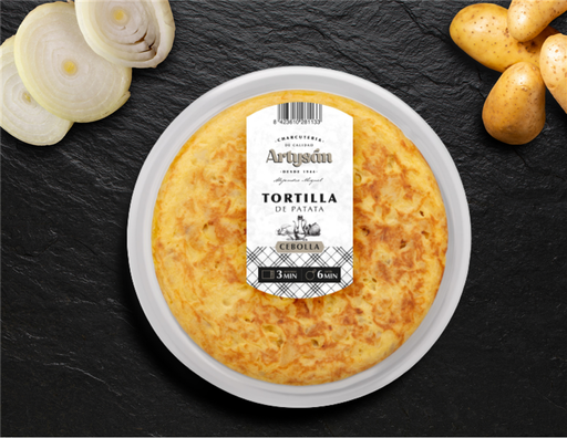 [T01001] Tortilla fraîche aux oignons 500g 
