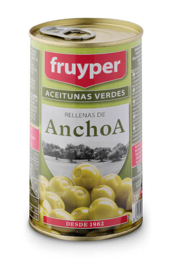 [A190022FR] Olives farcies aux anchois 120g