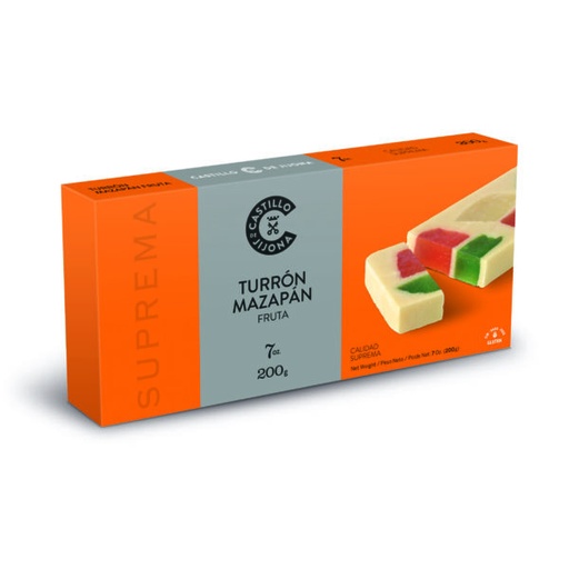 [NA00410G] Turron de fruta 200g CASTILLO DE JIJONA