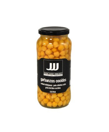 [L01211] Pois chiches cuits 580g cristal JJJ