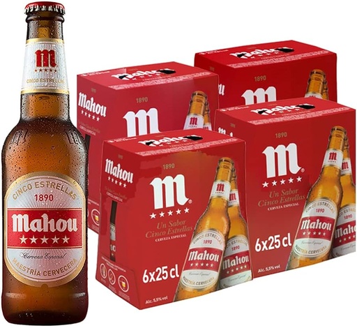 [00302P] Bière Mahou 24x25cl