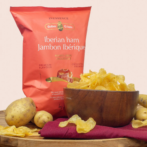 [0011011] Patatas fritas sabor jamon iberico 125g INESSENCE