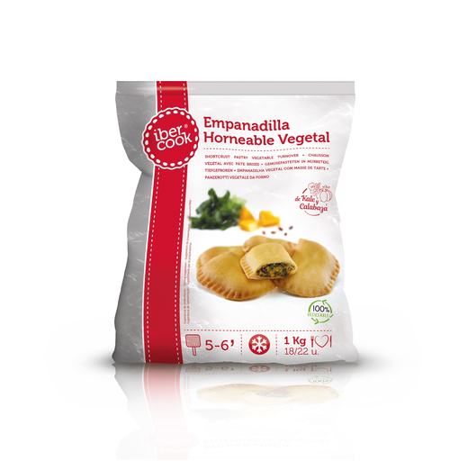 [P1800V] Empanadillas végétales 1Kg IBERCOOK
