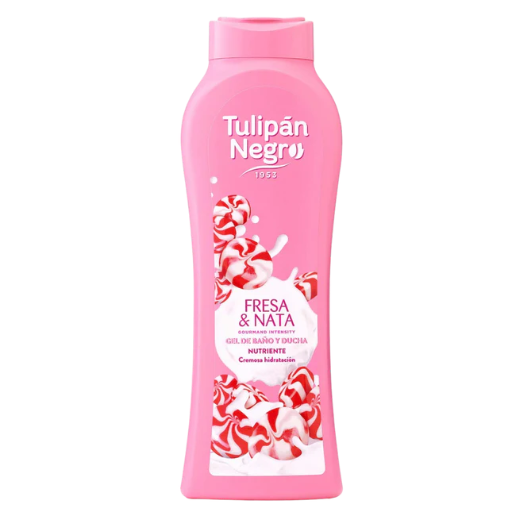 [XCOS029D] Gel Fresa y Nata Tulipan Negro 650ml