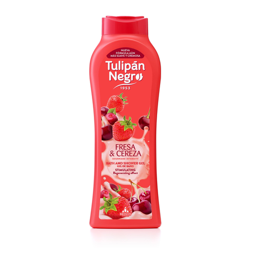 [XCOS029H] Gel Fresa y Cereza Tulipan Negro 650ml