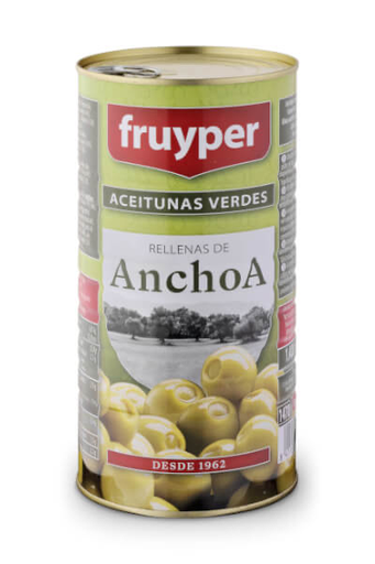 [A19023] Olives farcies aux anchois 1400g